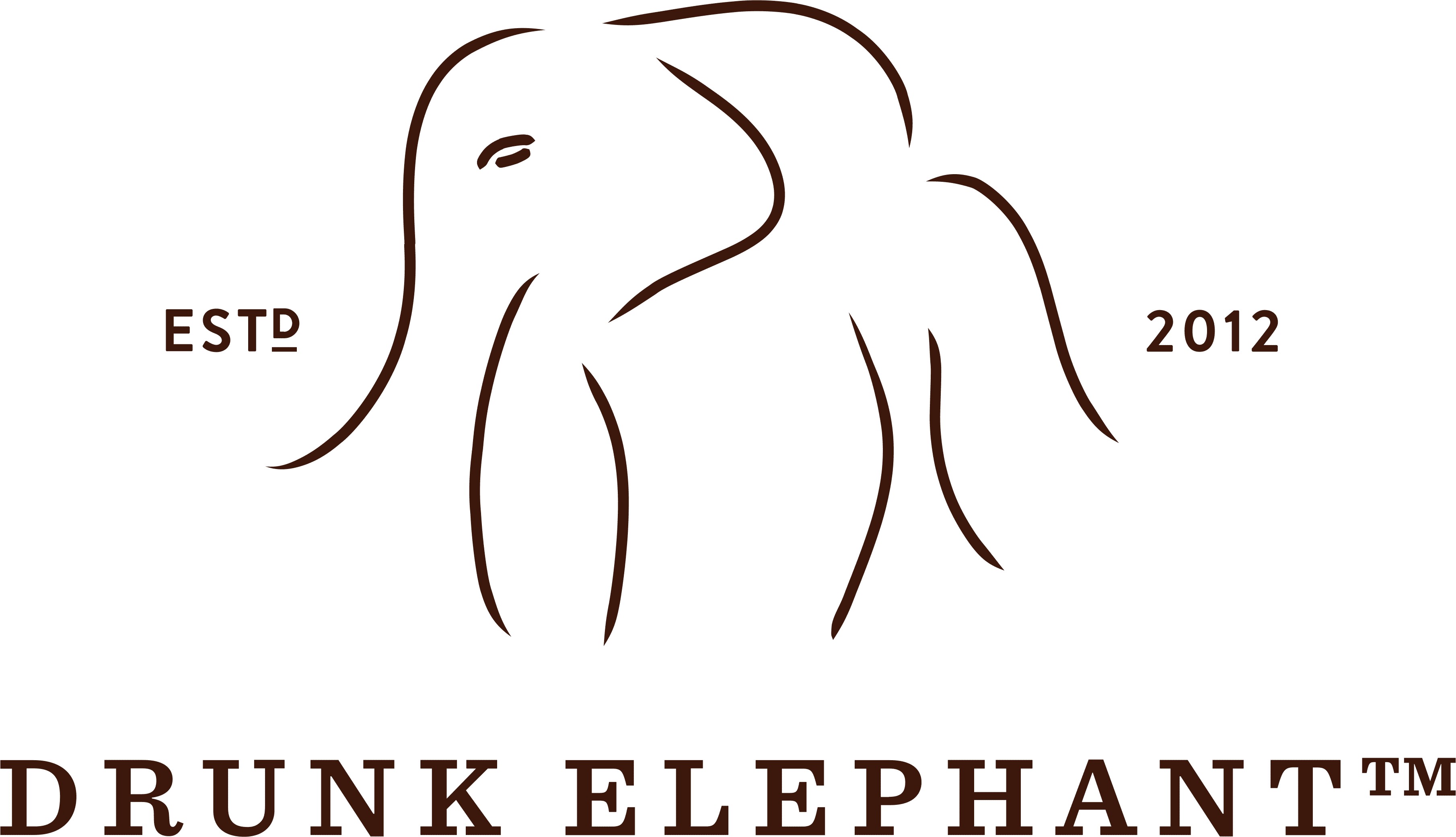 Logo Drunk Elephant, client L'Épicerie